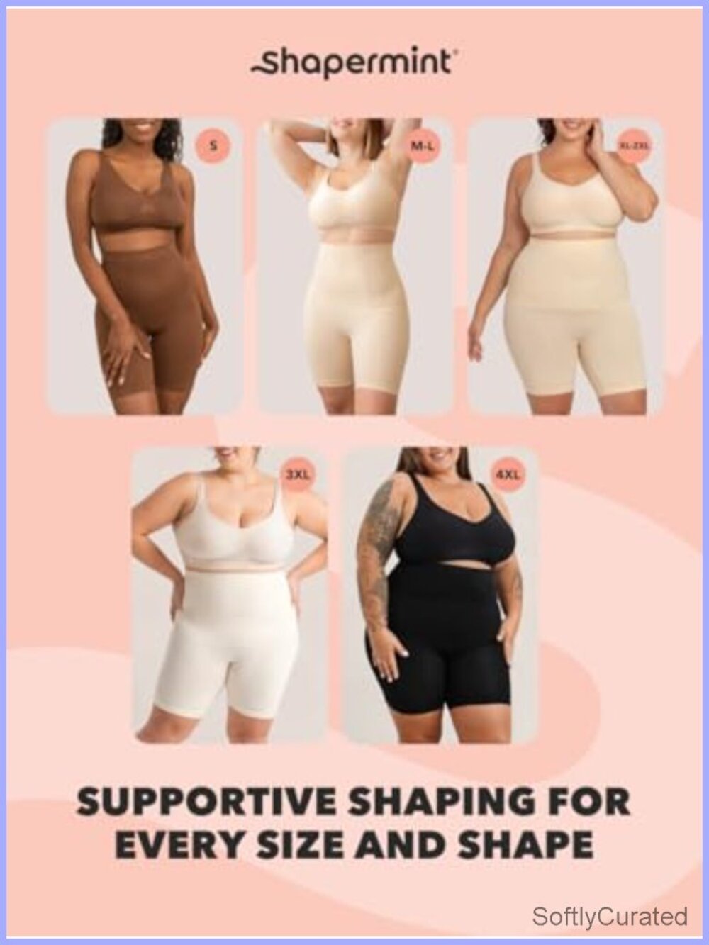High-Waisted Tummy Control Shapewear Shorts Thigh Slimmer Seamless - Picture 5 of 6